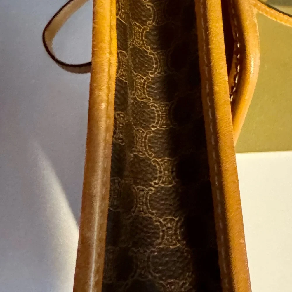 Vintage Celine Macadam Patterned Crossbody Bag and Wallet Set - Picture 7 of 14